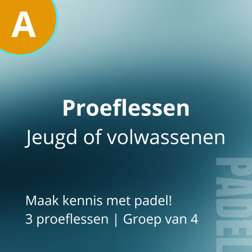 RSV Voorwijk Padel | Zomer 2026 | Pakket A | Proeflessen