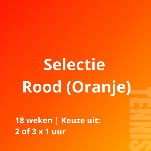 TC '91 Stadshagen | Zomer 2026 | Selectie rood(oranje)