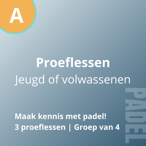 TC Suthwalda Padel | Zomer 2026 | Pakket A | Proeflessen